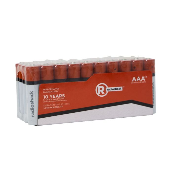 RadioShack Alkaline Batteries AAA / 2309319 / 40 Pack