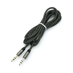 RadioShack 3.5mm Male to Male Braided Cable - 1.8m (6 Feet) 4203227