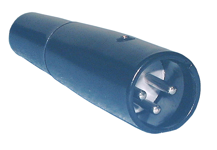PHILMORE 44-606 3 PIN XLR MALE BLACK MICROPHONE CABLE CONNECTOR