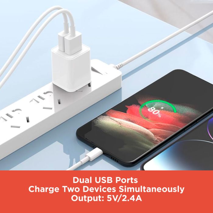 RadioShack Dual USB Port Wall Charger 2605163