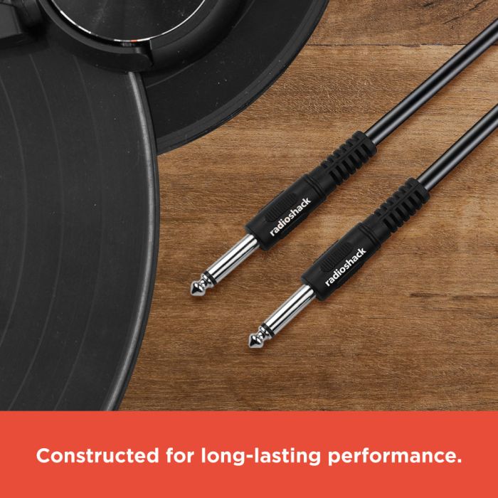 RadioShack 1/4 Instrument Cable 1202235 12 Feet