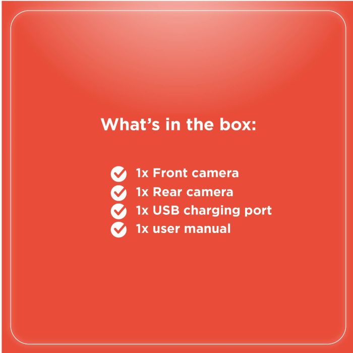 RadioShack Dash Camera with Dual Lens for Cars 1606037