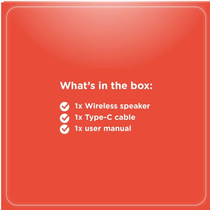 Portable Wireless Speaker IPX5 Water Ressistant 60W 4001789