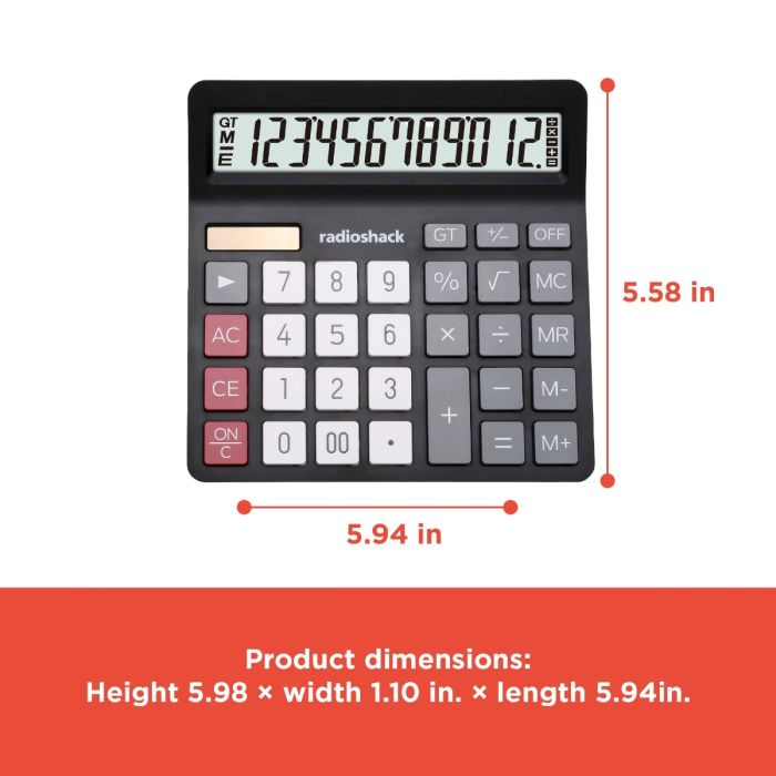 RadioShack Desktop Calculator 6103041