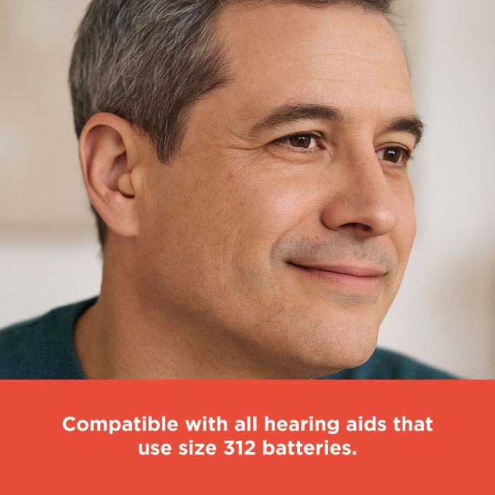 RadioShack Hearing Aid Battery Size 312, 6 Pack, 2302522