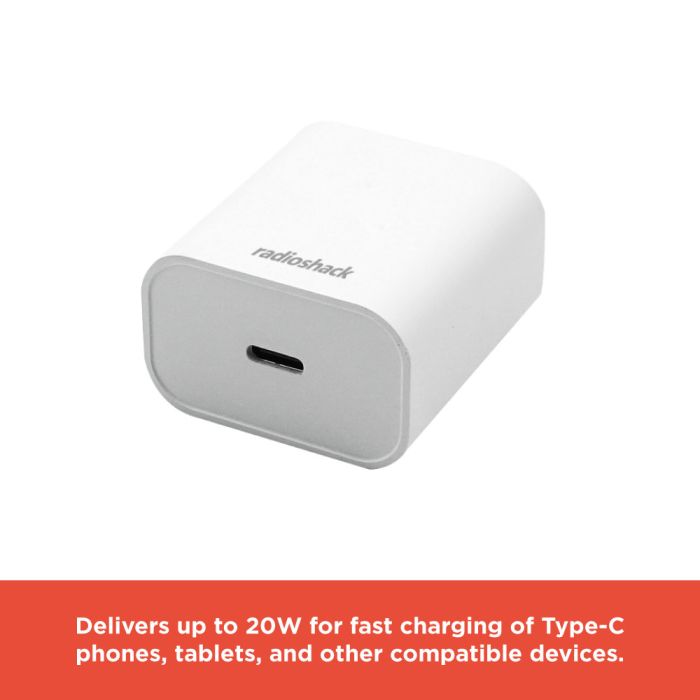 RadioShack 20W Type-C Wall Charger 2733352