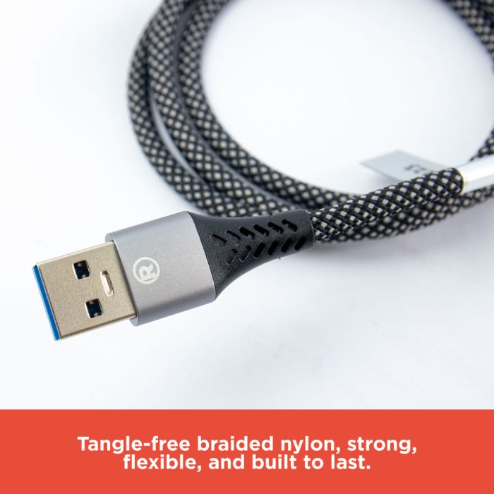 RadioShack Charging Cable USB 3.0 to Type C 15W 6 FT 4203268