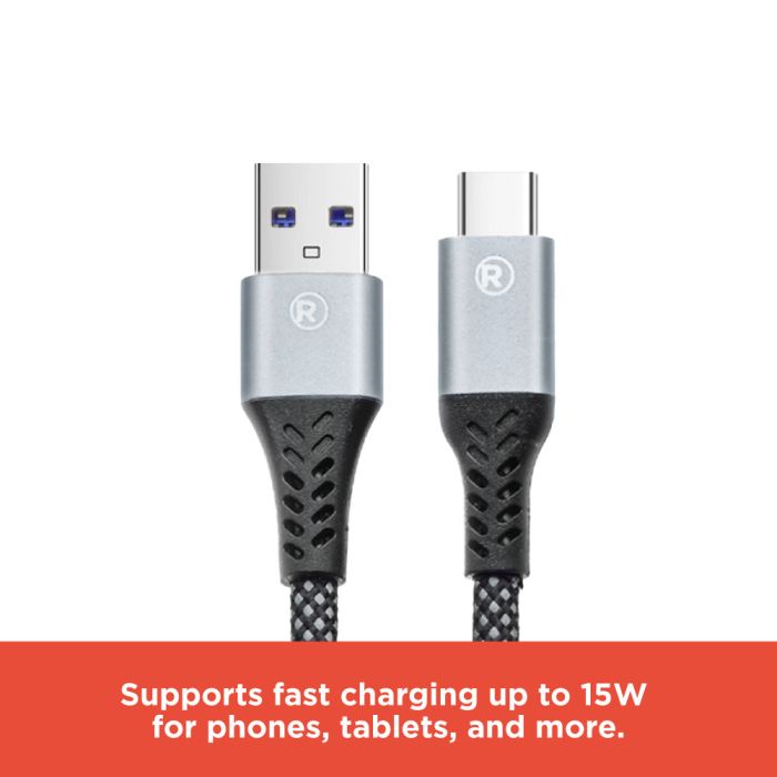 RadioShack Charging Cable USB 3.0 to Type C 15W 6 FT 4203268