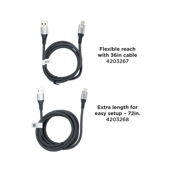 RadioShack Charging Cable USB 3.0 to Type C 15W 6 FT 4203268