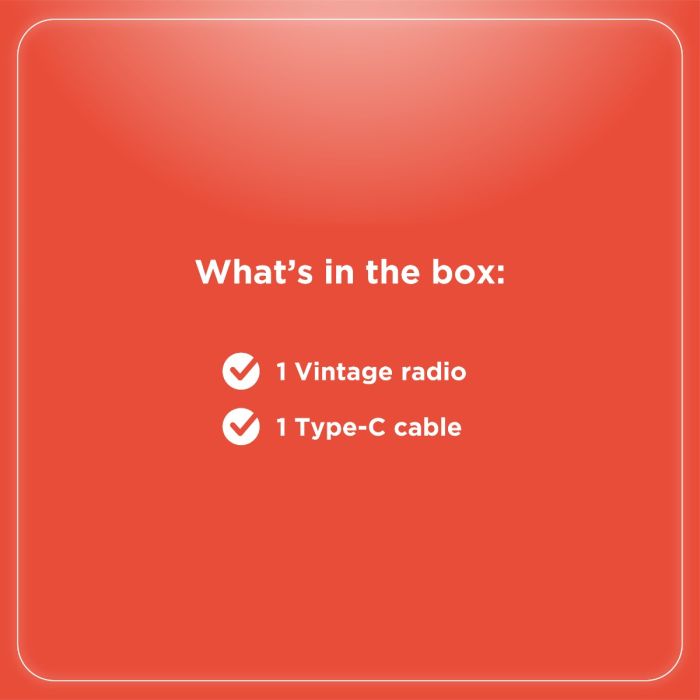 RadioShack AM/FM 2-Band Vintage Radio with Bluetooth Function and USB/TF ports White 1202267