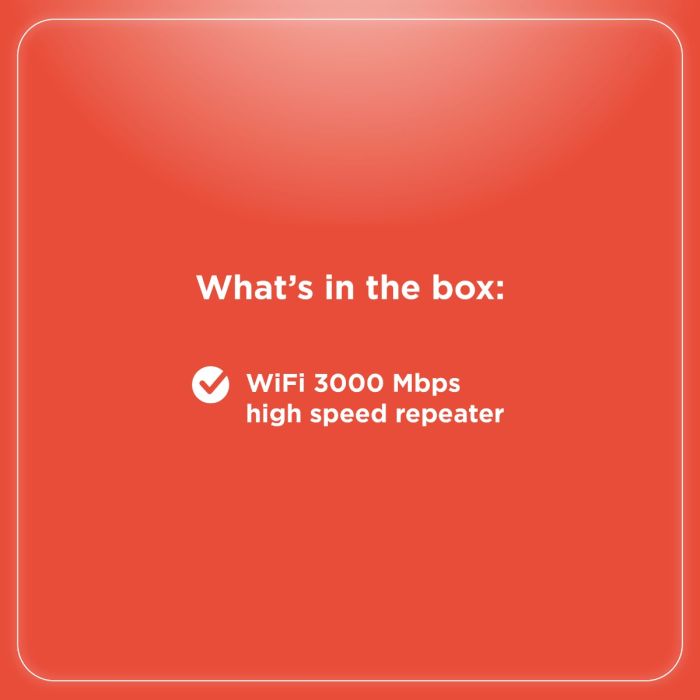 RadioShack WiFi 3000 Mbps High Speed Repeater 2505010