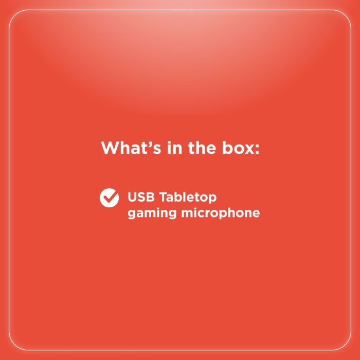 RadioShack USB Tabletop Gaming Microphone 2607102
