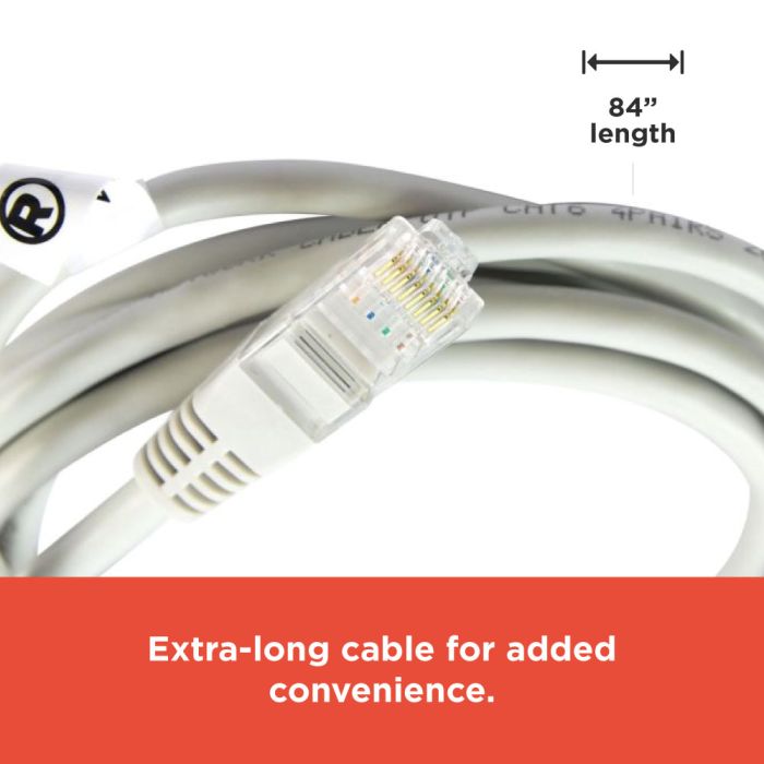 RadioShack CAT6 Network Cable 2782600 7 Ft
