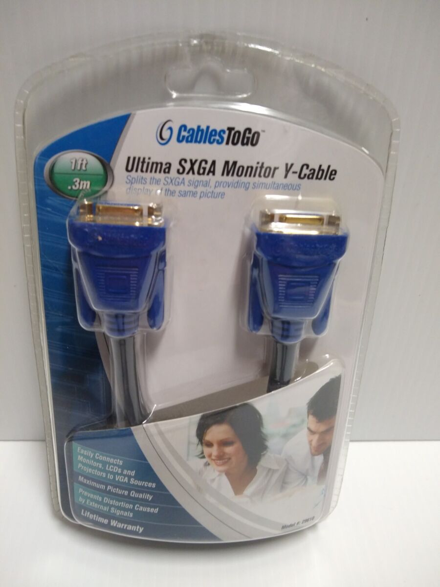 Ultima™ One HD15 Male to Two HD15 Female SXGA Monitor Y-Cable