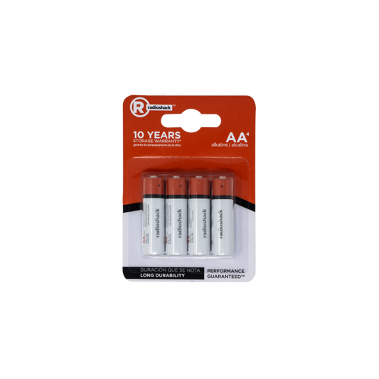 RadioShack AA Alkaline Batteries / 2302213 / 4 Pack