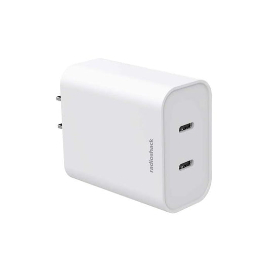 RadioShack Dual Port USB-C Wall Charger 2605164