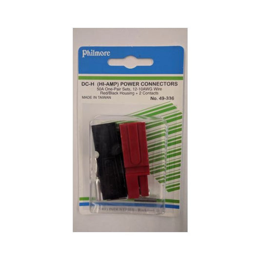 Philmore 49-336 DC-H Hi-AMP Connectors One-Pair Sets 50A
